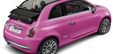 Nowy Fiat 500C Pink