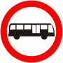 B-3a, Zakaz wjazdu autobusów